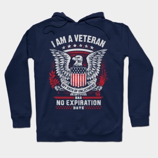 Veteran T Shirt Veteran Has No Expriation Date Hoodie